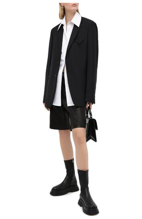 Женская хлопковая рубашка OFF-WHITE белого цвета по цене 52100 руб., арт. 0WGA031E20FAB0030110 | Фото 2 Женская хлопковая рубашка OFF-WHITE белого цвета, арт. 0WGA031E20FAB0030110 | Фото 2