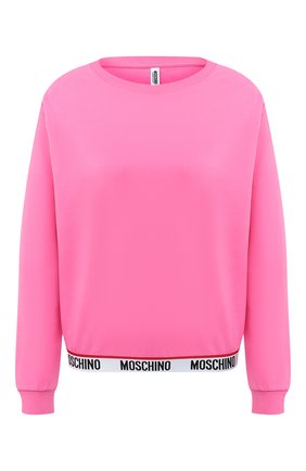 Женский хлопковый свитшот MOSCHINO UNDERWEAR WOMAN розового цвета по цене 16850 руб., арт. A1701/9006 | Фото 1 Женский хлопковый свитшот MOSCHINO UNDERWEAR WOMAN розового цвета, арт. A1701/9006 | Фото 1
