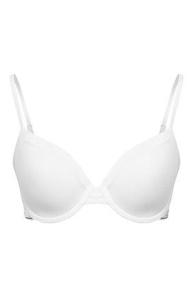 Женский бюстгальтер с плотной чашкой CALVIN KLEIN белого цвета по цене 5765 руб., арт. F3784E | Фото 1 Женский бюстгальтер с плотной чашкой CALVIN KLEIN белого цвета, арт. F3784E | Фото 1