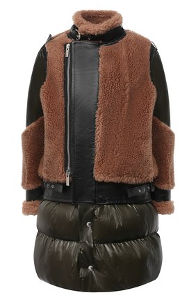 Женский пуховик SACAI коричневого цвета по цене 357000 руб., арт. 20-05246 | Фото 1 Женский пуховик SACAI коричневого цвета, арт. 20-05246 | Фото 1