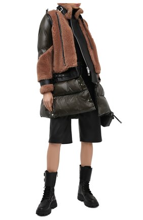 Женский пуховик SACAI коричневого цвета по цене 357000 руб., арт. 20-05246 | Фото 2 Женский пуховик SACAI коричневого цвета, арт. 20-05246 | Фото 2