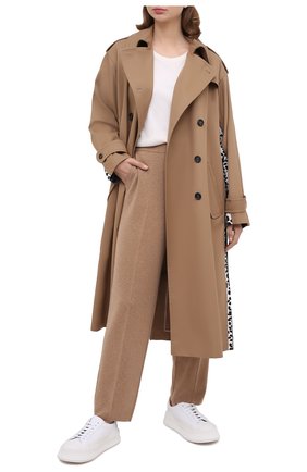 Женские кашемировые брюки LORO PIANA бежевого цвета по цене 226500 руб., арт. FAL3598 | Фото 2 Женские кашемировые брюки LORO PIANA бежевого цвета, арт. FAL3598 | Фото 2