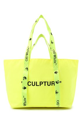 Женский сумка-шопер sculpture small OFF-WHITE желтого цвета по цене 23000 руб., арт. 0WNA143E20PLA0011810 | Фото 1 Женский сумка-шопер sculpture small OFF-WHITE желтого цвета, арт. 0WNA143E20PLA0011810 | Фото 1