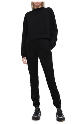 Женский хлопковый свитшот COTTON CITIZEN черного цвета по цене 24350 руб., арт. W309261 | Фото 2 Женский хлопковый свитшот COTTON CITIZEN черного цвета, арт. W309261 | Фото 2