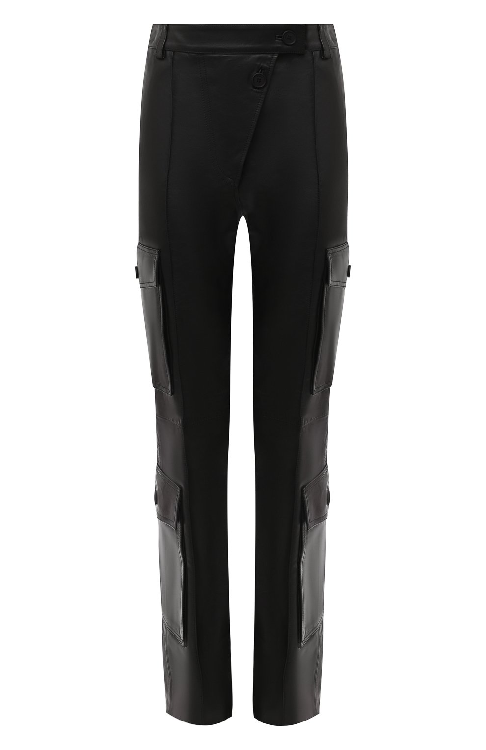 Кожаные брюки Kenzo Чёрный FA62WPA097AD 5524303