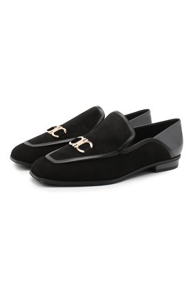 Женские кожаные лоферы gancini SALVATORE FERRAGAMO черного цвета по цене 47500 руб., арт. Z-07331821C | Фото 1 Женские кожаные лоферы gancini SALVATORE FERRAGAMO черного цвета, арт. Z-07331821C | Фото 1