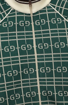 Детский хлопковая толстовка GUCCI зеленого цвета по цене 32600 руб., арт. 626306/XJCPK | Фото 3 Детский хлопковая толстовка GUCCI зеленого цвета, арт. 626306/XJCPK | Фото 3