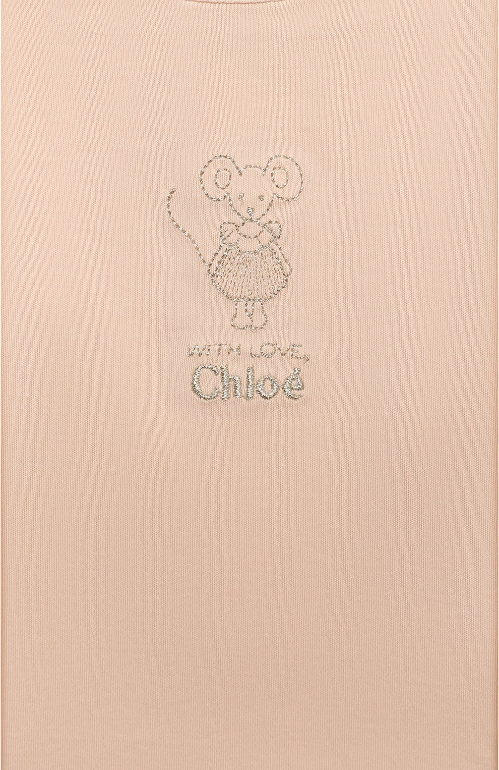 Детский комплект из трех вещей CHLOÉ белого цвета по цене 20550 руб., арт. C9K194 | Фото 6 Детский комплект из трех вещей CHLOÉ белого цвета, арт. C9K194 | Фото 6
