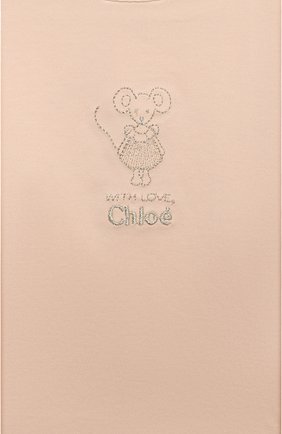 Детский комплект из трех вещей CHLOÉ белого цвета по цене 20550 руб., арт. C9K194 | Фото 6 Детский комплект из трех вещей CHLOÉ белого цвета, арт. C9K194 | Фото 6