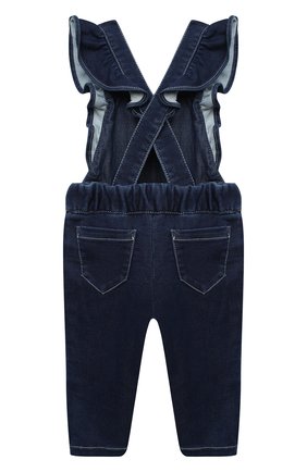 Детский джинсовый комбинезон CHLOÉ синего цвета по цене 15750 руб., арт. C04176 | Фото 2 Детский джинсовый комбинезон CHLOÉ синего цвета, арт. C04176 | Фото 2