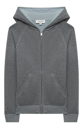 Детский хлопковая толстовка LANVIN голубого цвета по цене 29950 руб., арт. N15013 | Фото 1 Детский хлопковая толстовка LANVIN голубого цвета, арт. N15013 | Фото 1