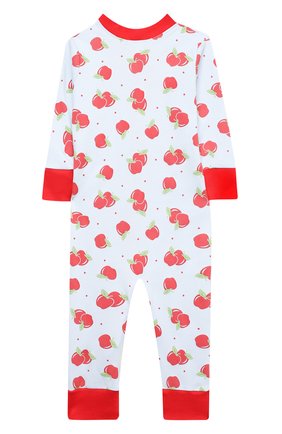 Детский хлопковый комбинезон MAGNOLIA BABY красного цвета по цене 4130 руб., арт. 774-ZP-RD | Фото 2 Детский хлопковый комбинезон MAGNOLIA BABY красного цвета, арт. 774-ZP-RD | Фото 2