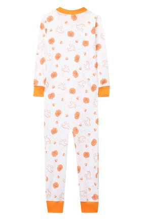 Детский хлопковый комбинезон MAGNOLIA BABY оранжевого цвета по цене 4130 руб., арт. 835-ZP-OR | Фото 2 Детский хлопковый комбинезон MAGNOLIA BABY оранжевого цвета, арт. 835-ZP-OR | Фото 2