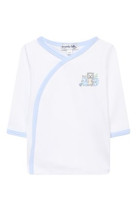 Детский комплект из распашонки и ползунков MAGNOLIA BABY голубого цвета по цене 4130 руб., арт. 562-735P-LB | Фото 2 Детский комплект из распашонки и ползунков MAGNOLIA BABY голубого цвета, арт. 562-735P-LB | Фото 2