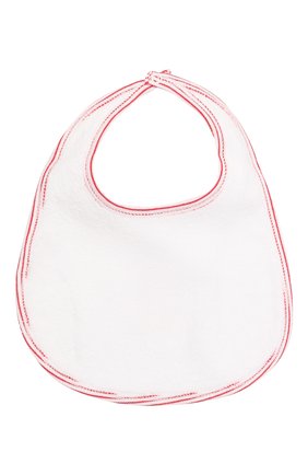 Детский хлопковый нагрудник MAGNOLIA BABY белого цвета по цене 1200 руб., арт. 969-51B-WHRD | Фото 2 Детский хлопковый нагрудник MAGNOLIA BABY белого цвета, арт. 969-51B-WHRD | Фото 2 (Материал: Текстиль, Хлопок)