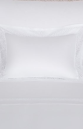 Мужского хлопковая наволочка FRETTE белого цвета по цене 17150 руб., арт. FR6572 E0700 030B | Фото 2 Мужского хлопковая наволочка FRETTE белого цвета, арт. FR6572 E0700 030B | Фото 2
