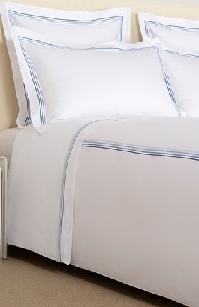 Хлопковая наволочка FRETTE синего цвета по цене 15800 руб., арт. F07092 E0700 051C | Фото 4 Хлопковая наволочка FRETTE синего цвета, арт. F07092 E0700 051C | Фото 4