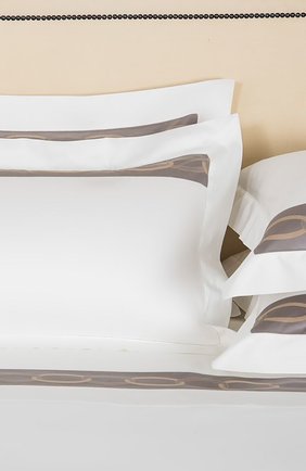 Мужского хлопковая наволочка FRETTE серого цвета по цене 15150 руб., арт. FR6592 E0700 051C | Фото 2 Мужского хлопковая наволочка FRETTE серого цвета, арт. FR6592 E0700 051C | Фото 2