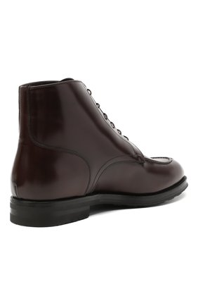 Мужские кожаные ботинки W.GIBBS темно-коричневого цвета, арт. 0639006/0220 | Фото 4 (Длина стельки: 27,7, 30; Материал внешний: Кожа; Материал утеплителя: Натуральный мех; Мужское Кросс-КТ: Ботинки-обувь, зимние ботинки; Региональные ограничения белый список (Axapta Mercury): RU; ширина носка стельки: 9,3, 9; толщина подошвы: 1,4)
