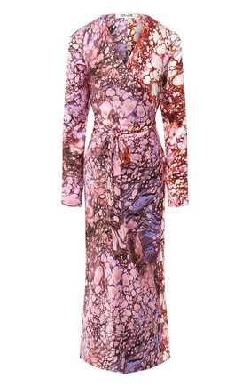 Женское шелковое платье DIANE VON FURSTENBERG разноцветного цвета по цене 61350 руб., арт. 15439DVF | Фото 1 Женское шелковое платье DIANE VON FURSTENBERG разноцветного цвета, арт. 15439DVF | Фото 1
