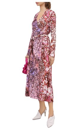 Женское шелковое платье DIANE VON FURSTENBERG разноцветного цвета по цене 61350 руб., арт. 15439DVF | Фото 2 Женское шелковое платье DIANE VON FURSTENBERG разноцветного цвета, арт. 15439DVF | Фото 2