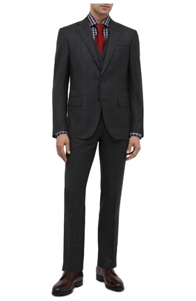 Мужская хлопковая рубашка KITON черного цвета по цене 58300 руб., арт. UCIH0743557 | Фото 2 Мужская хлопковая рубашка KITON черного цвета, арт. UCIH0743557 | Фото 2