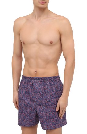 Мужские хлопковые боксеры ZIMMERLI синего цвета по цене 6995 руб., арт. 4700-75101 | Фото 2 Мужские хлопковые боксеры ZIMMERLI синего цвета, арт. 4700-75101 | Фото 2