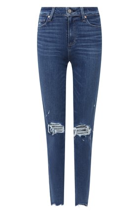 Женские джинсы PAIGE синего цвета по цене 27100 руб., арт. 3757984-1694 | Фото 1 Женские джинсы PAIGE синего цвета, арт. 3757984-1694 | Фото 1
