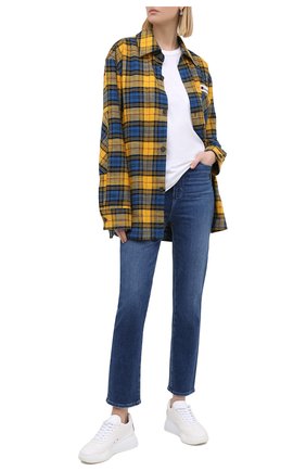 Женские джинсы PAIGE синего цвета по цене 27100 руб., арт. 6269F72-1641 | Фото 2 Женские джинсы PAIGE синего цвета, арт. 6269F72-1641 | Фото 2