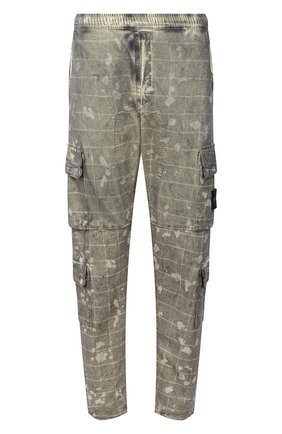 Мужской хлопковые брюки-карго STONE ISLAND зеленого цвета по цене 45100 руб., арт. 7315317E2 | Фото 1 Мужской хлопковые брюки-карго STONE ISLAND зеленого цвета, арт. 7315317E2 | Фото 1