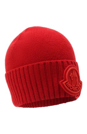 Мужская шерстяная шапка MONCLER красного цвета по цене 20000 руб., арт. F2-091-9Z726-00-A9524 | Фото 1 Мужская шерстяная шапка MONCLER красного цвета, арт. F2-091-9Z726-00-A9524 | Фото 1