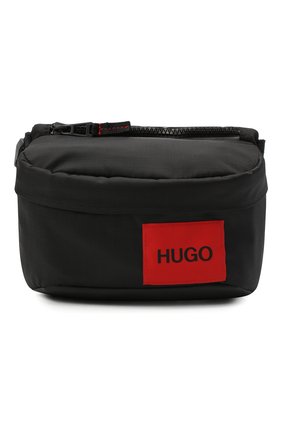 Мужская текстильная поясная сумка HUGO черного цвета по цене 16000 руб., арт. 50437459 | Фото 1 Мужская текстильная поясная сумка HUGO черного цвета, арт. 50437459 | Фото 1