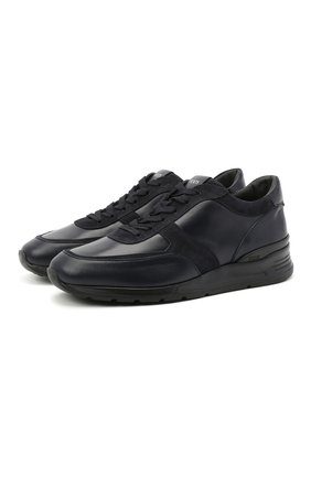 Мужские кожаные кроссовки TOD’S темно-синего цвета по цене 42850 руб., арт. XXM69A0Z28201T | Фото 1 Мужские кожаные кроссовки TOD’S темно-синего цвета, арт. XXM69A0Z28201T | Фото 1