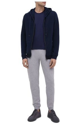 Мужские замшевые кеды triple stitch ZEGNA COUTURE серого цвета по цене 51950 руб., арт. A4667X-LHS0Y | Фото 2 Мужские замшевые кеды triple stitch ZEGNA COUTURE серого цвета, арт. A4667X-LHS0Y | Фото 2