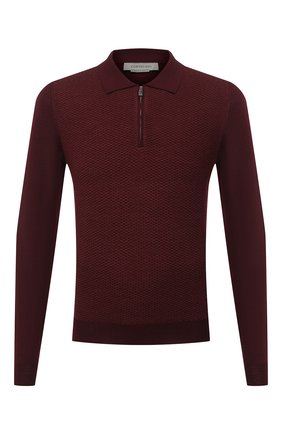 Мужское шерстяное поло CORNELIANI красного цвета по цене 48450 руб., арт. 86M557-0825139/00 | Фото 1 Мужское шерстяное поло CORNELIANI красного цвета, арт. 86M557-0825139/00 | Фото 1