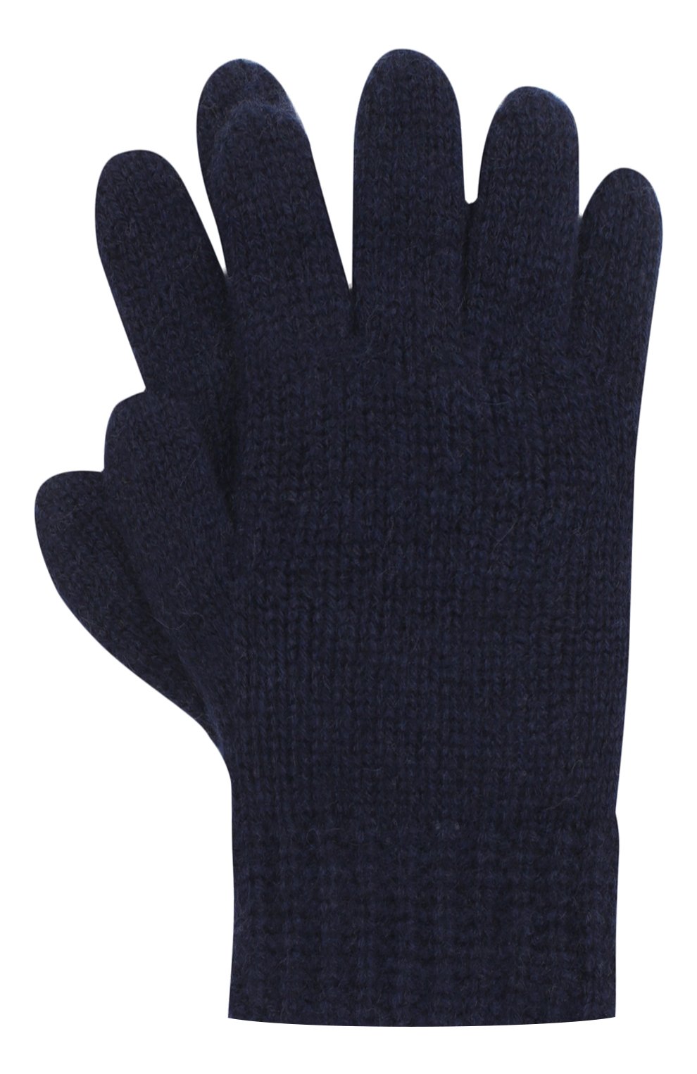 Детские кашемировые перчатки GIORGETTI CASHMERE темно-синего цвета, арт. MB1698/RASATI/8A | Фото 1