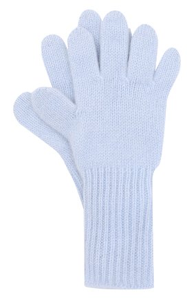 Детские кашемировые перчатки GIORGETTI CASHMERE голубого цвета по цене 6270 руб., арт. MB1699/8A | Фото 1 Детские кашемировые перчатки GIORGETTI CASHMERE голубого цвета, арт. MB1699/8A | Фото 1