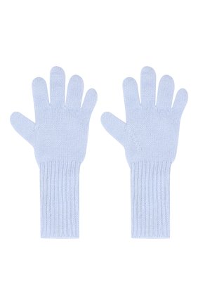 Детские кашемировые перчатки GIORGETTI CASHMERE голубого цвета по цене 6270 руб., арт. MB1699/8A | Фото 2 Детские кашемировые перчатки GIORGETTI CASHMERE голубого цвета, арт. MB1699/8A | Фото 2