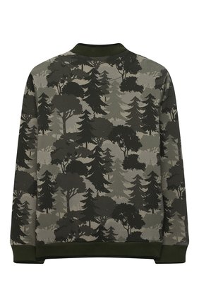 Детский хлопковая толстовка DOLCE & GABBANA хаки цвета по цене 25500 руб., арт. L4JW3C/G7XLJ/8-14 | Фото 2 Детский хлопковая толстовка DOLCE & GABBANA хаки цвета, арт. L4JW3C/G7XLJ/8-14 | Фото 2