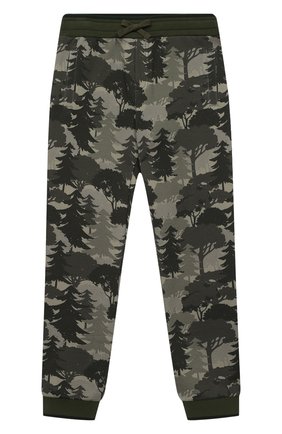 Детские хлопковые джоггеры DOLCE & GABBANA хаки цвета по цене 21150 руб., арт. L4JPZ6/G7XLJ/8-14 | Фото 1 Детские хлопковые джоггеры DOLCE & GABBANA хаки цвета, арт. L4JPZ6/G7XLJ/8-14 | Фото 1