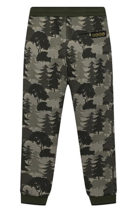 Детские хлопковые джоггеры DOLCE & GABBANA хаки цвета по цене 21150 руб., арт. L4JPZ6/G7XLJ/8-14 | Фото 2 Детские хлопковые джоггеры DOLCE & GABBANA хаки цвета, арт. L4JPZ6/G7XLJ/8-14 | Фото 2