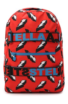 Детская рюкзак STELLA MCCARTNEY красного цвета по цене 10350 руб., арт. 600992/SPD19 | Фото 1 Детская рюкзак STELLA MCCARTNEY красного цвета, арт. 600992/SPD19 | Фото 1