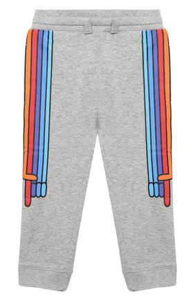 Детские хлопковые джоггеры STELLA MCCARTNEY серого цвета по цене 5995 руб., арт. 600972/SPJE3 | Фото 1 Детские хлопковые джоггеры STELLA MCCARTNEY серого цвета, арт. 600972/SPJE3 | Фото 1
