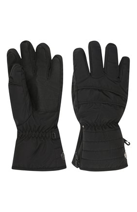Детские перчатки POIVRE BLANC черного цвета, арт. 279694 | Фото 2 (Материал: Текстиль, Синтетический материал)