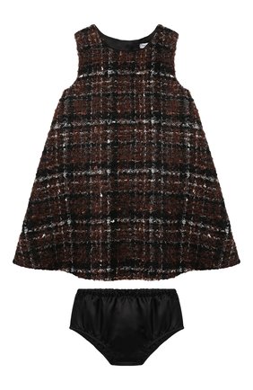Женский комплект из платья и шорт DOLCE & GABBANA коричневого цвета по цене 28550 руб., арт. L22DP2/FQMHD | Фото 1 Женский комплект из платья и шорт DOLCE & GABBANA коричневого цвета, арт. L22DP2/FQMHD | Фото 1
