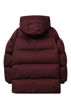 Детского пуховая куртка BURBERRY бордового цвета по цене 57150 руб., арт. 8032814 | Фото 2 Детского пуховая куртка BURBERRY бордового цвета, арт. 8032814 | Фото 2