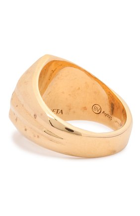 Женское кольцо BOTTEGA VENETA золотого цвета, арт. 637125/VAHU0 | Фото 2 (Материал: Серебро; Региональные ограничения белый список (Axapta Mercury): RU)