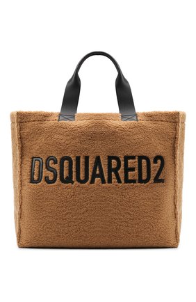Женский сумка-шопер DSQUARED2 коричневого цвета по цене 49950 руб., арт. SPW0022 09603211 | Фото 1 Женский сумка-шопер DSQUARED2 коричневого цвета, арт. SPW0022 09603211 | Фото 1