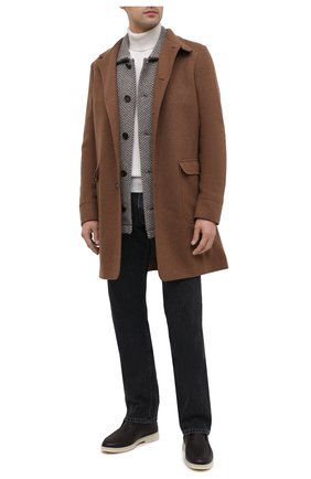 Мужские кожаные ботинки open wintery walk LORO PIANA темно-коричневого цвета по цене 99850 руб., арт. FAL4243 | Фото 2 Мужские кожаные ботинки open wintery walk LORO PIANA темно-коричневого цвета, арт. FAL4243 | Фото 2 (Подошва: Плоская; Материал внутренний: Натуральная кожа; Мужское Кросс-КТ: Ботинки-обувь; Материал внешний: Кожа; Материал утеплителя: Без утеплителя; Региональные ограничения белый список (Axapta Mercury): RU; Длина стельки: 29,4, 29; толщина подошвы: 1,7; ширина носка стельки: 9,3)