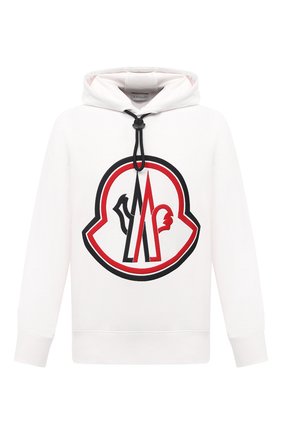 Мужской хлопковое худи MONCLER белого цвета по цене 58900 руб., арт. F2-091-8G746-10-80985 | Фото 1 Мужской хлопковое худи MONCLER белого цвета, арт. F2-091-8G746-10-80985 | Фото 1 (Рукава: Длинные; Материал внешний: Хлопок; Длина (для топов): Стандартные; Мужское Кросс-КТ: Худи-одежда; Принт: С принтом; Стили: Спорт-шик)